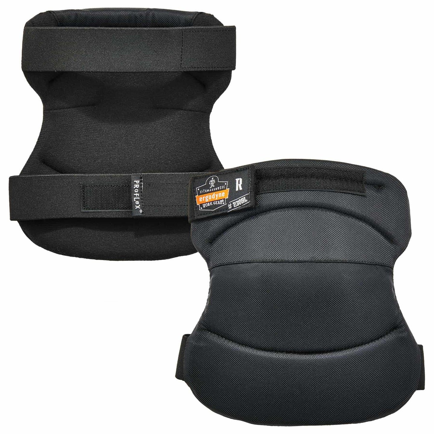 Ergodyne ProFlex 230HL Knee Pads - Wide Soft Cap, Hook & Loop