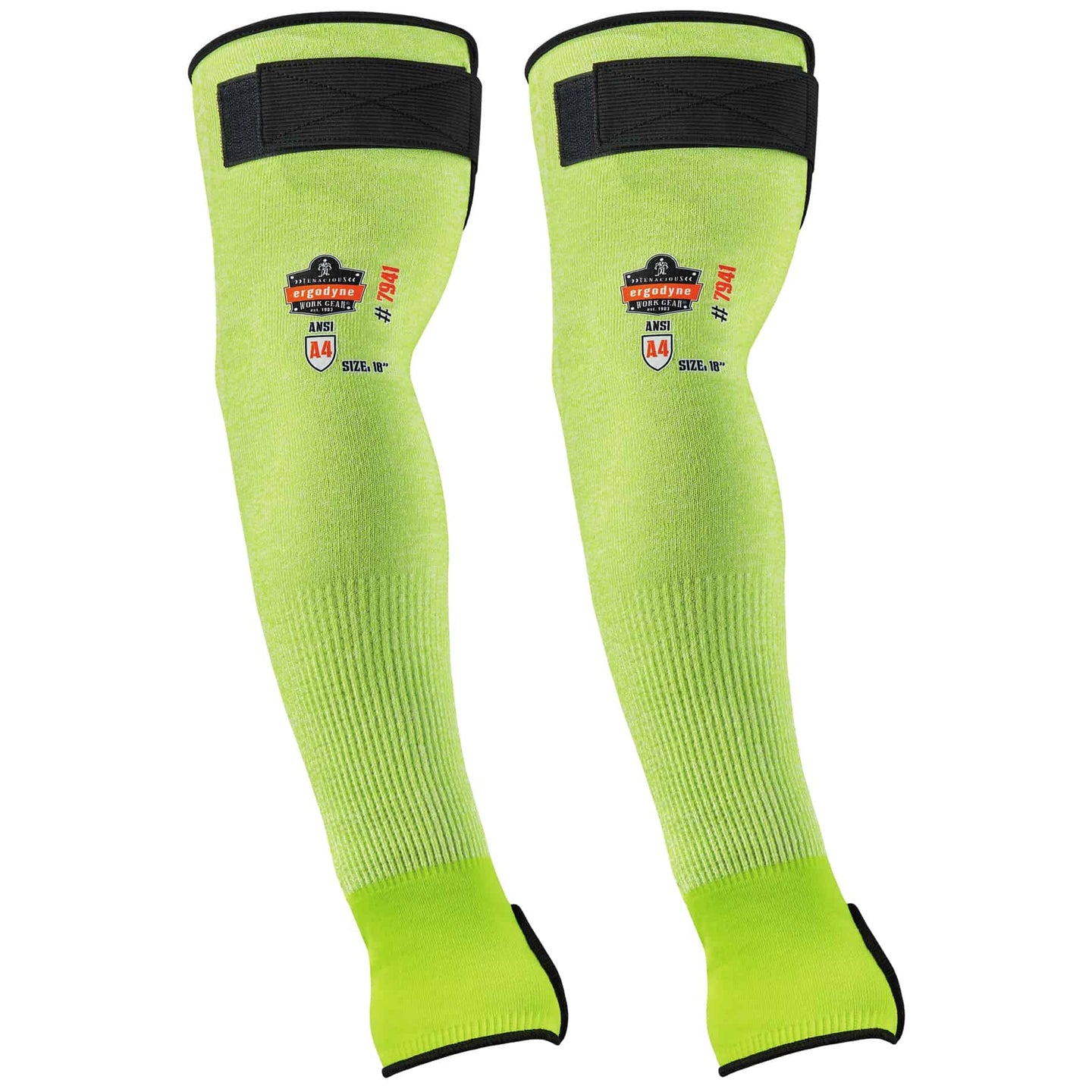 Ergodyne ProFlex 7941-PR Cut-Resistant Protective Arm Sleeves - ANSI/ISEA 105-2016 A4, EN 388: 3X4XD, 13g, Moisture-Wicking