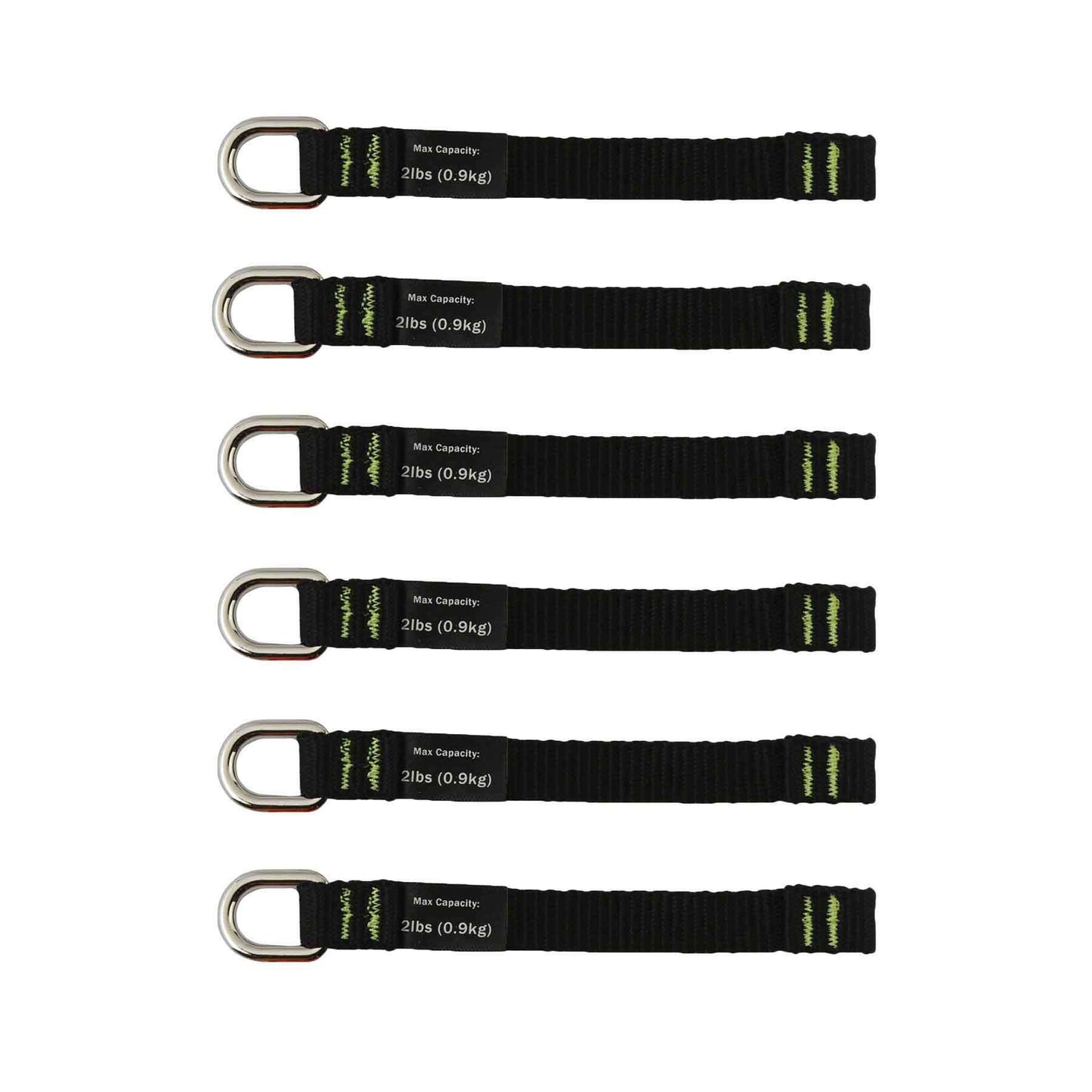 Ergodyne Squids 3700 Web Tool Tether Attachment - D-Ring Tool Tails - 2lbs