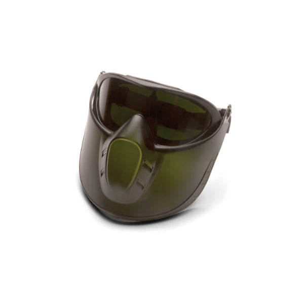safety goggles with face shield Pyramex Capstone Shield H2X Anti-Fog IR Eyewear