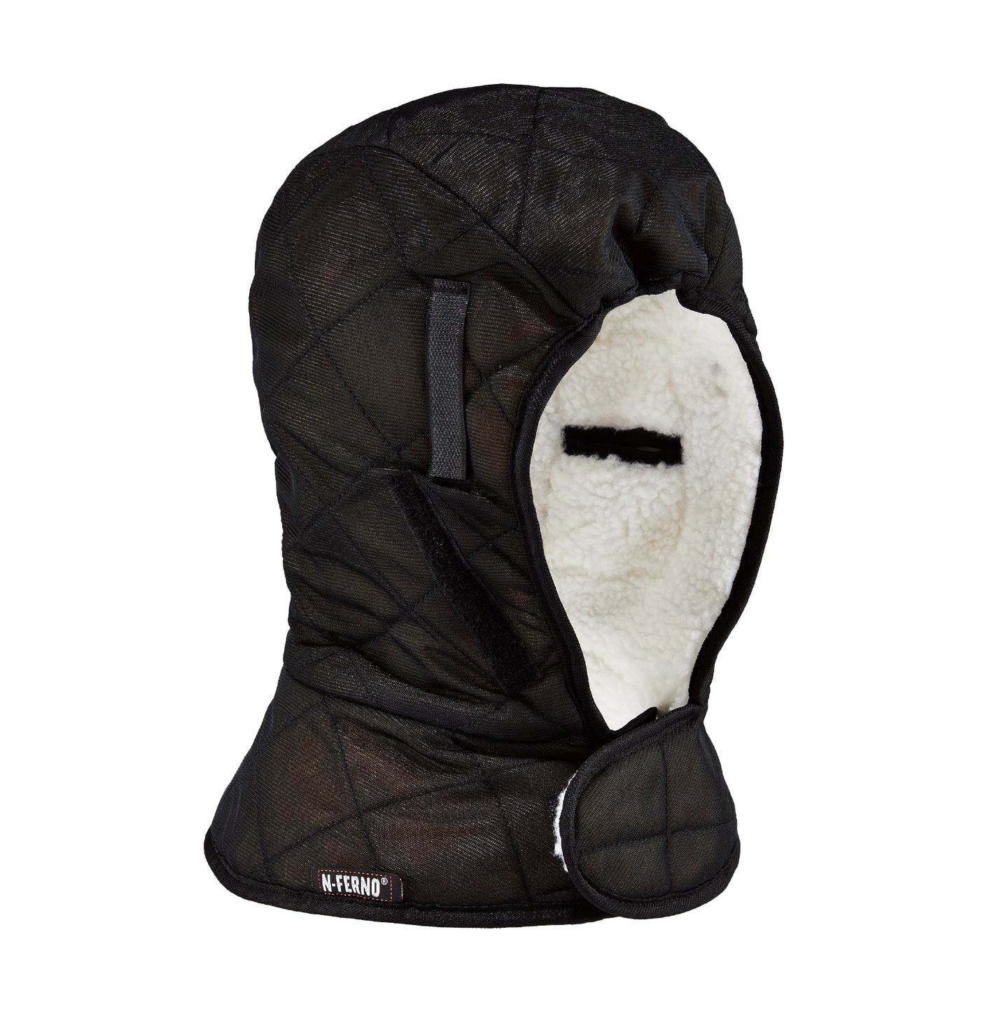 Ergodyne N-Ferno 6952 Winter Hard Hat Liner - 3-Layer, Sherpa-Lined, Quilted Shell, Shoulder Length