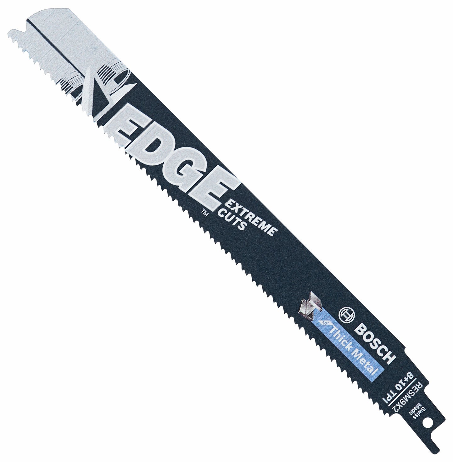 25 pc. 9 In. 8/10 TPI Edge Reciprocating Saw Blades for Thick Metal (Bulk Pack)