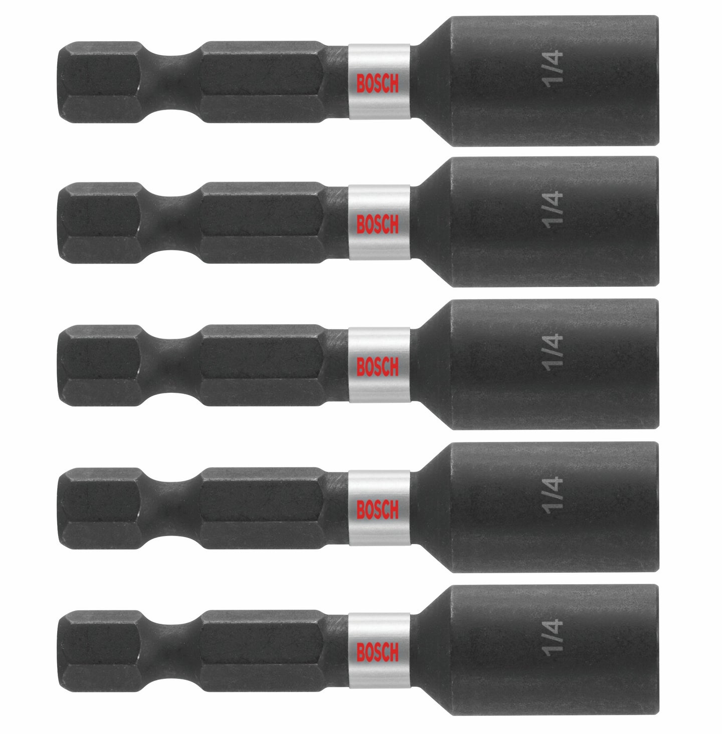 5 pc. Impact Tough™ 1/4 In. x 1-7/8 In. Nutsetters (Bulk Pack)