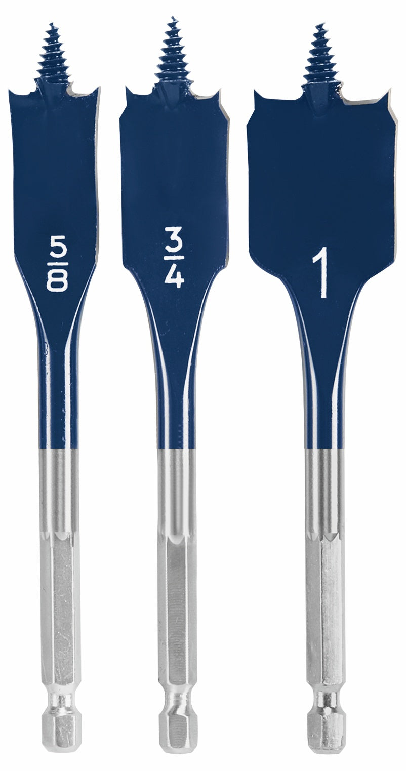 3 pc. Daredevil® Stubby Length Spade Bit Set