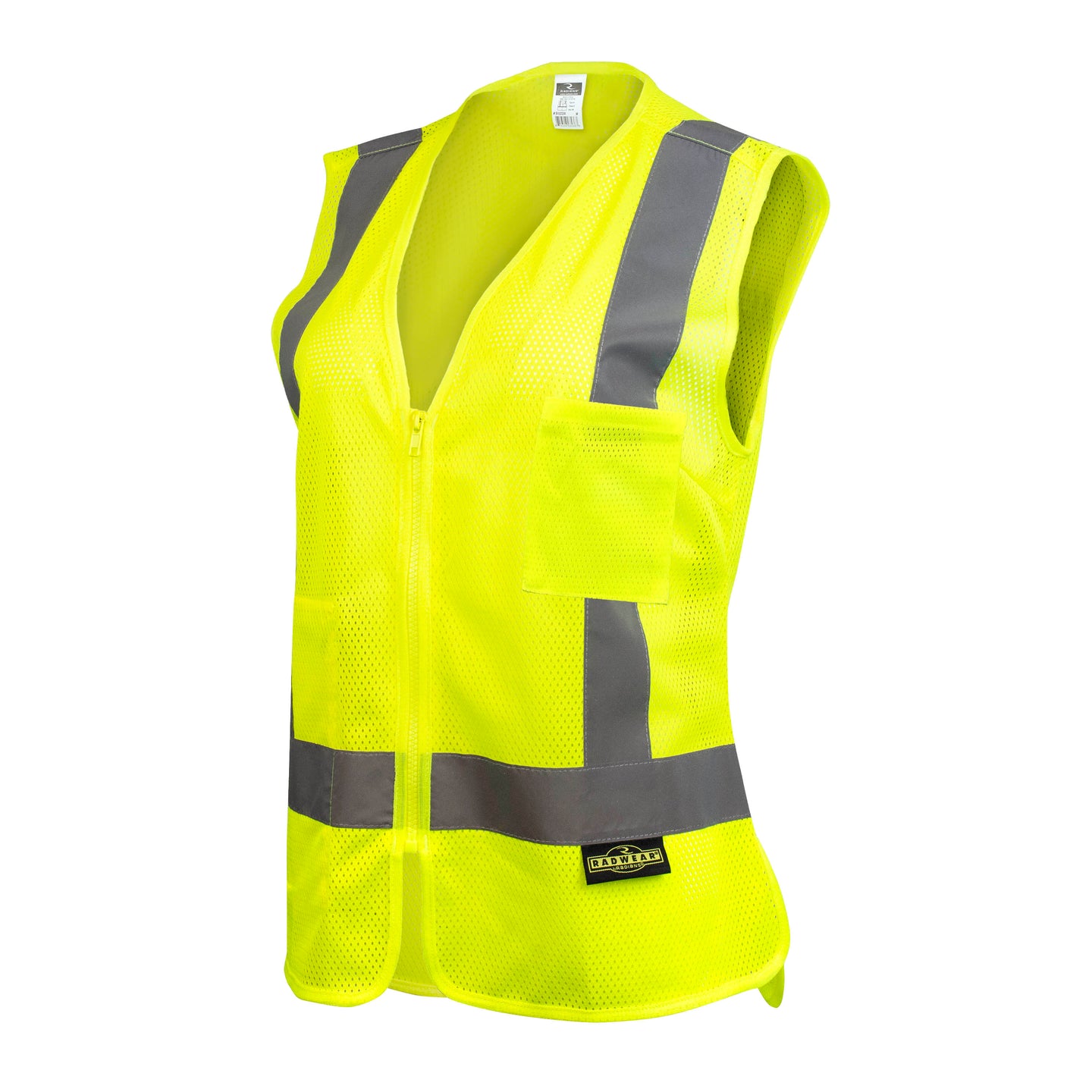 SV2ZW Women's Economy 2 Pocket Vest - Hi-Vis Green - Size 3X