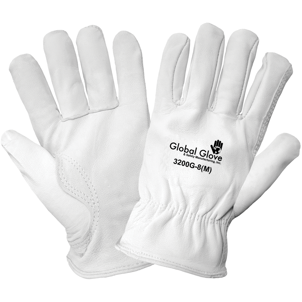 Global Glove 3200G-M Goatskin Leather Drivers Style Gloves
