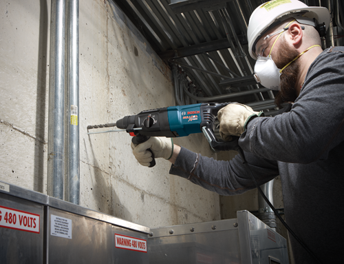 Bosch 11255VSR in use