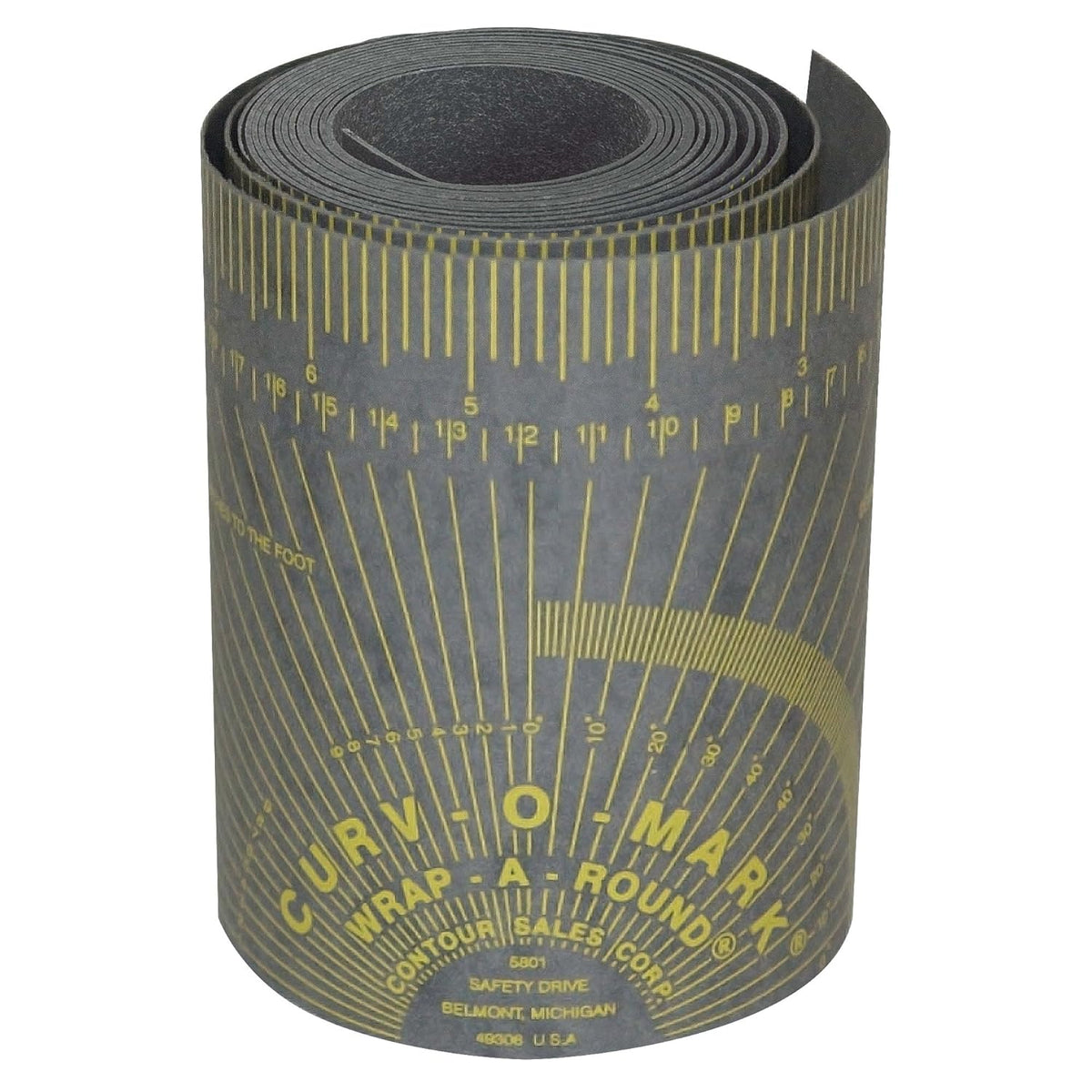Osha Safety Ruler Jackson Safety Curv-O-Mark 3.88