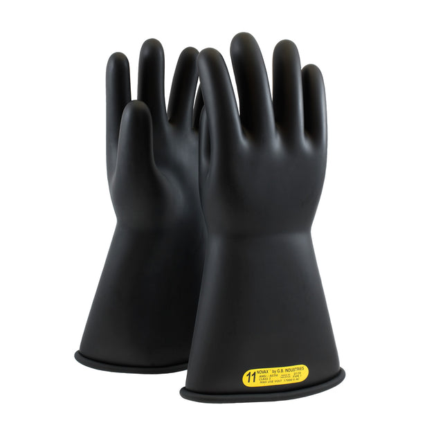 NOVAX® Class 2 Rubber Insulating Glove with Straight Cuff - 14"