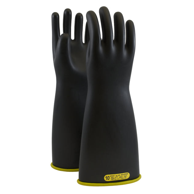 NOVAX® Class 2 Rubber Insulating Glove with Straight Cuff - 18"