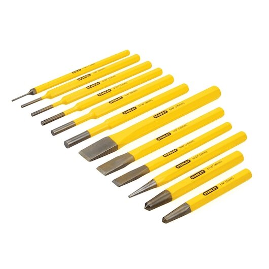Stanley 16-299 Pin Punch & Chisel Kit