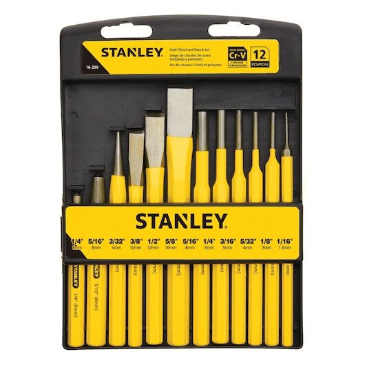 Stanley 16-299 Pin Punch & Chisel Kit