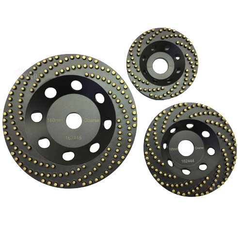 Diteq 162445 7" vacuum brazed bead cup wheels