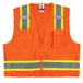 Ergodyne GloWear 8248Z Two-Tone Surveyor Vest - Type R, Class 2, Zipper