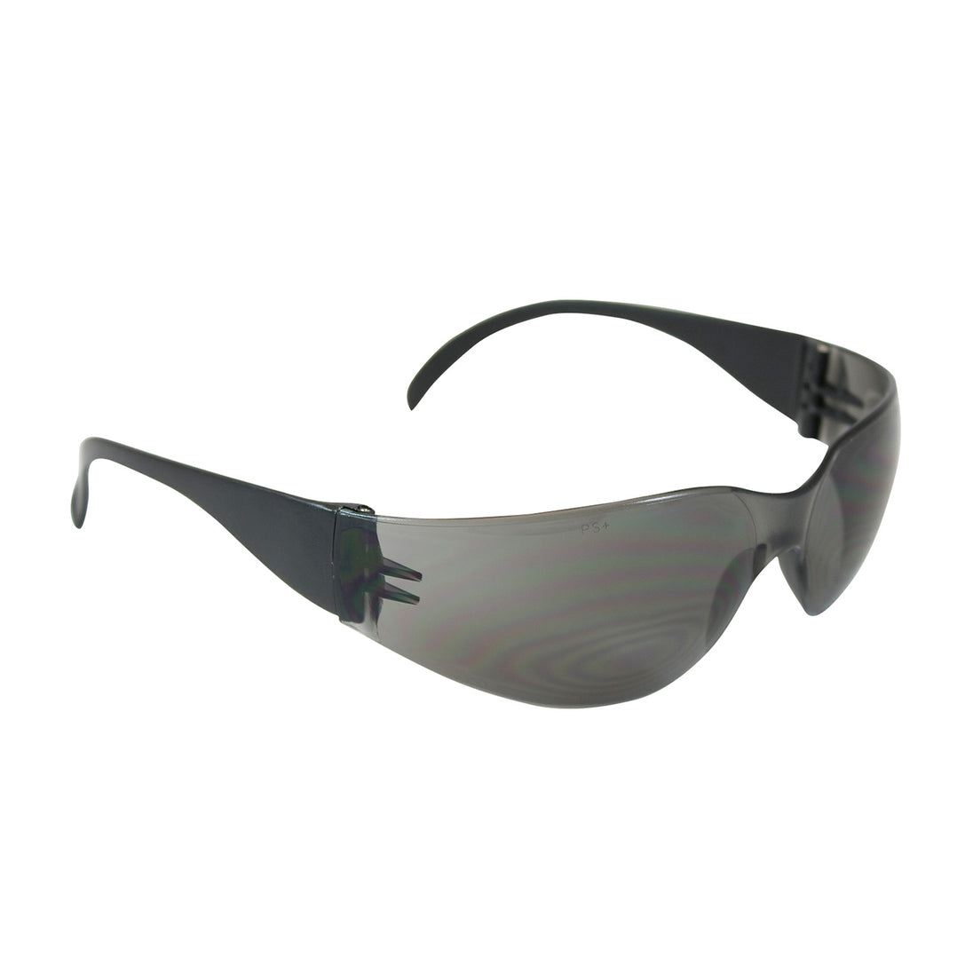 Zenon Z12™ Rimless Safety Glasses with Black Temple, Gray Lens and Anti-Scratch Coating
