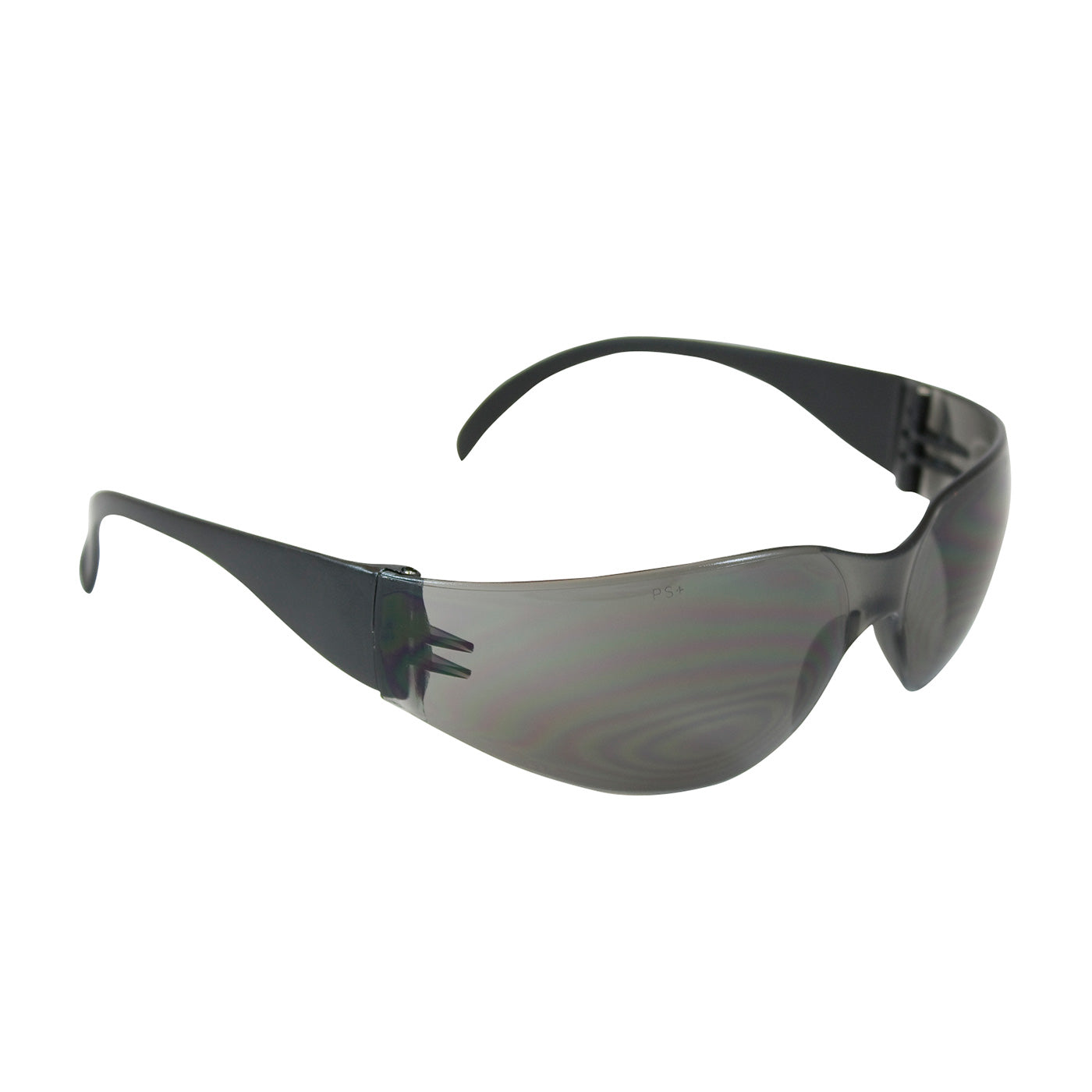 Zenon Z12™ Rimless Safety Glasses with Black Temple, Gray Lens and Anti-Scratch Coating