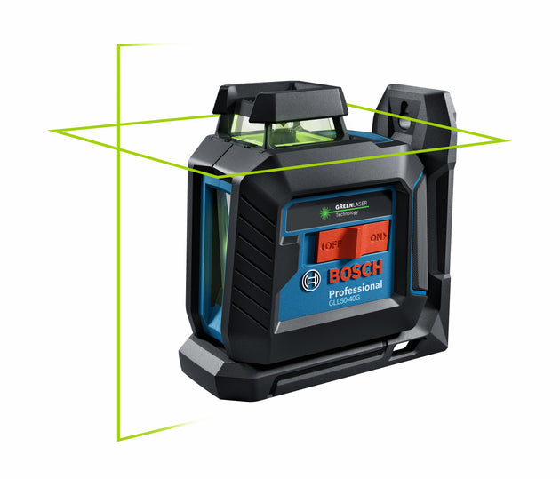 Green-Beam Self-Leveling 360° Cross-Line Laser