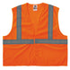 Ergodyne GloWear 8205HL Hi-Vis Safety Vest - Type R, Class 2, Hook + Loop, No Pockets
