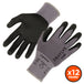 Ergodyne ProFlex 7000 Nitrile Coated Gloves - ANSI/ISEA 105-2016, EN 388: 4121A, Microfoam Palm, 15g