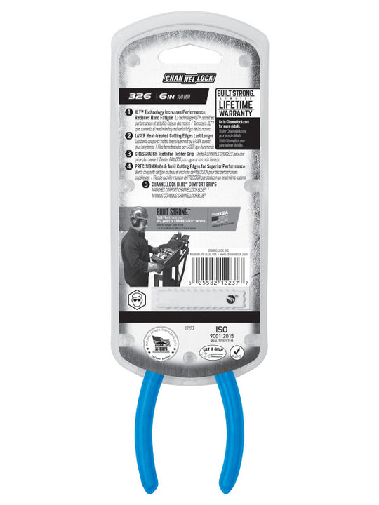 Channellock 326 packaging back view