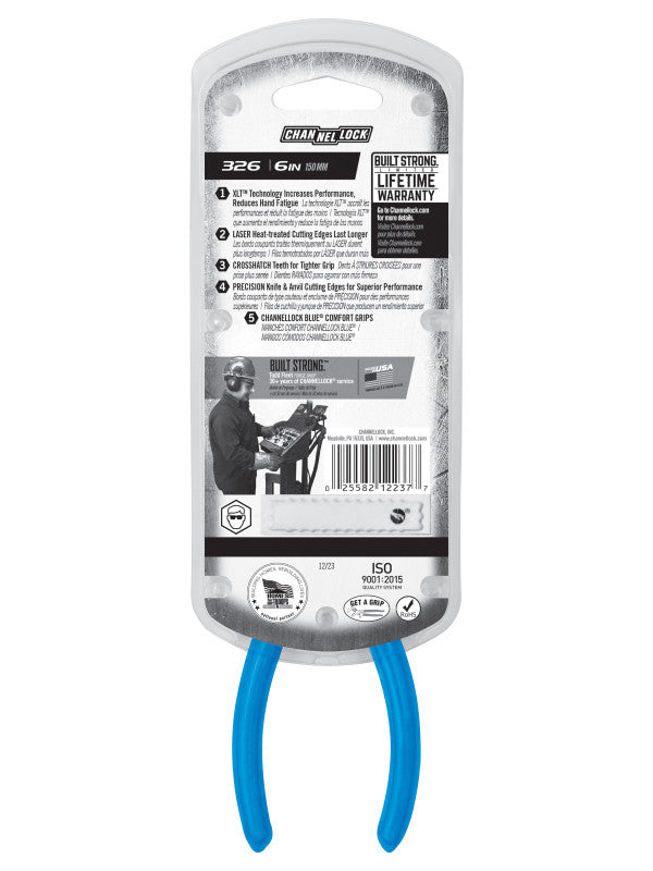 Channellock 326 packaging back view