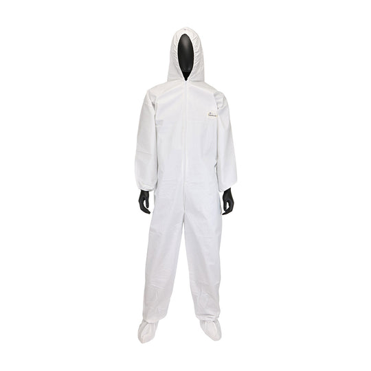 Posi-Wear® BA™ PosiWear BA Coverall With Hood & Boot, 58 gsm