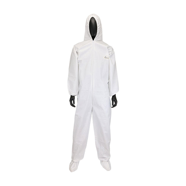 Posi-Wear® BA™ PosiWear BA Coverall With Hood & Boot, 58 gsm