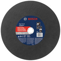 14 In. 5/32 In. 1 In. Arbor Type 1A (ISO 41) 24 Grit Metal Cutting Bonded Abrasive Wheel