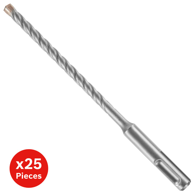 1/4 In. X 4 In. X 6 In. SDS-plus® Bulldog™ Tough Rotary Hammer Bit - 25 Pack