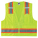 Ergodyne GloWear 8248Z Two-Tone Surveyor Vest - Type R, Class 2, Zipper