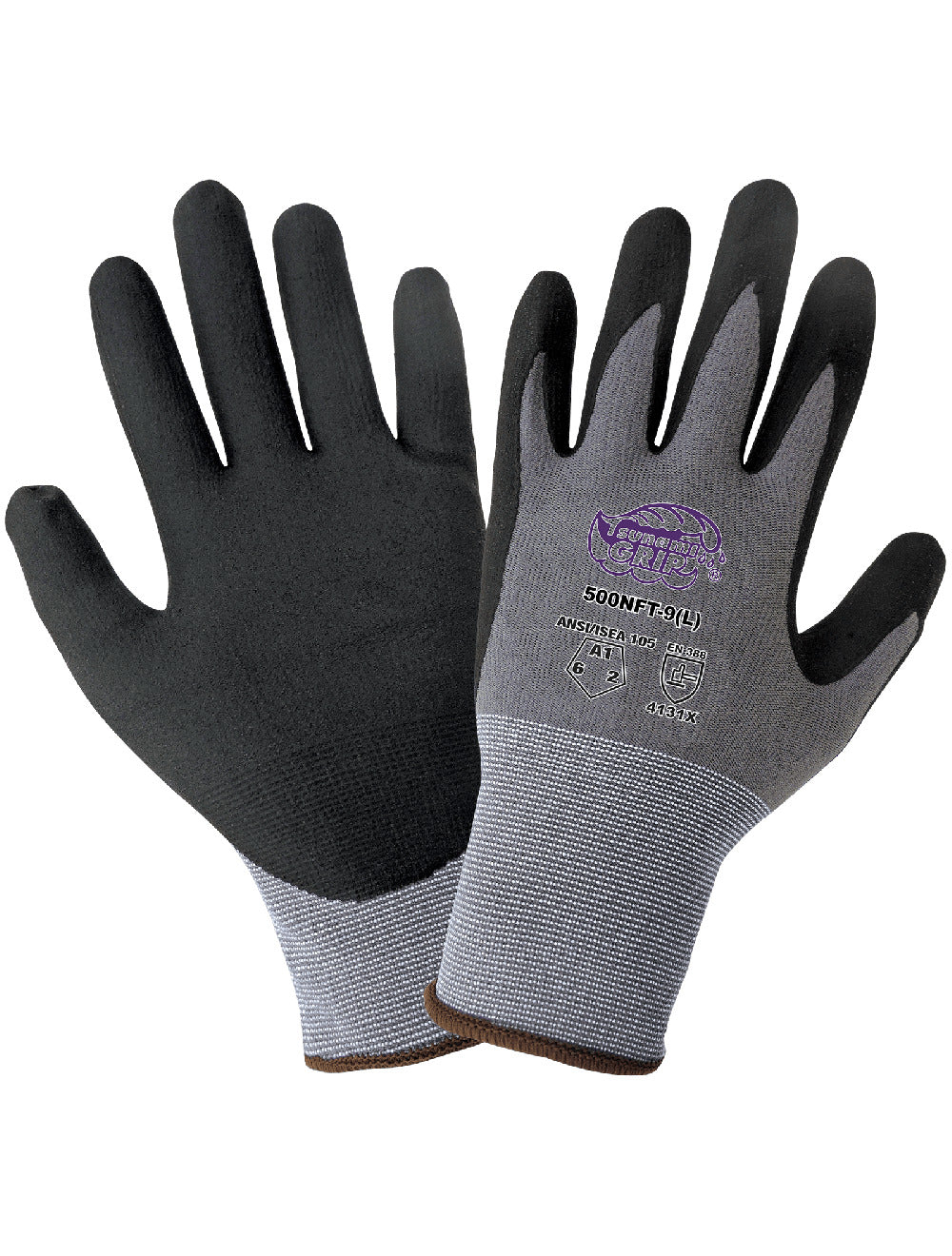 Global Glove 500NFT FDA Compliant Palm-Coated Gloves