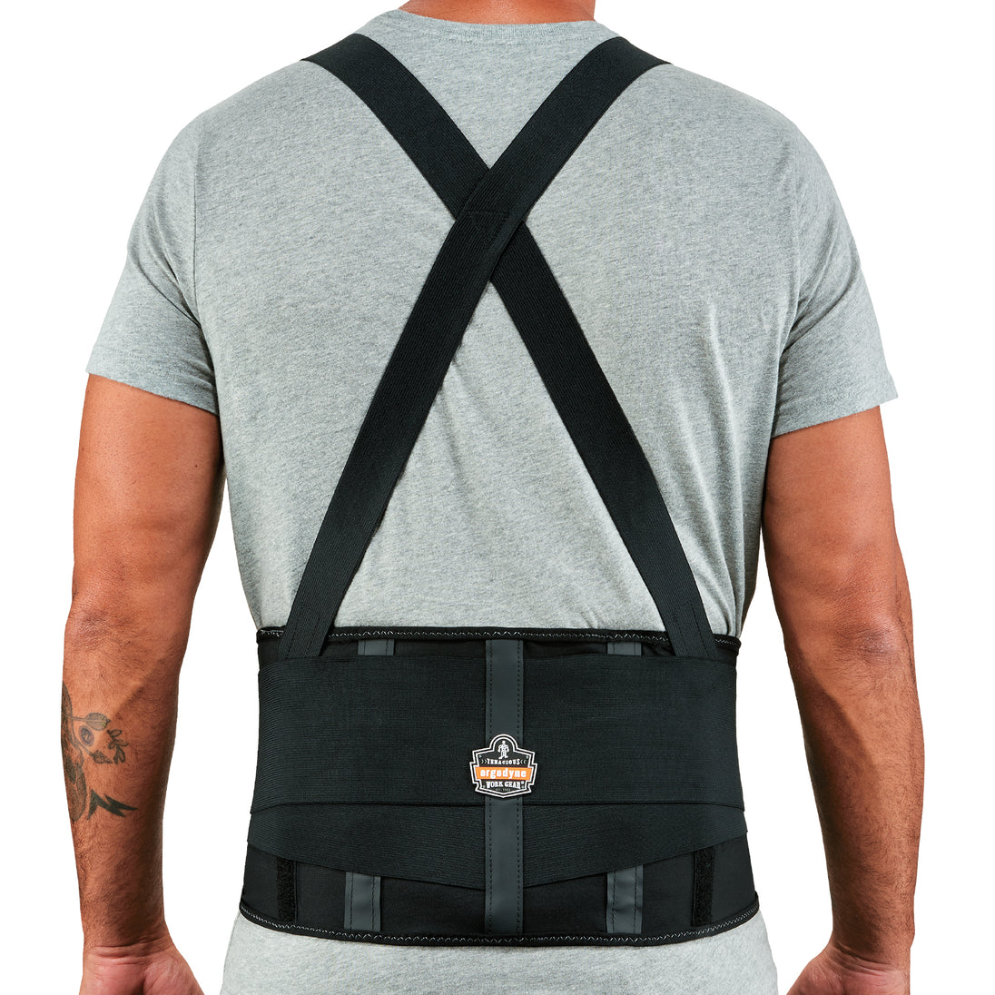 Ergodyne ProFlex 1100SF 280D Spandex Back Support Brace with Sticky Fingers™