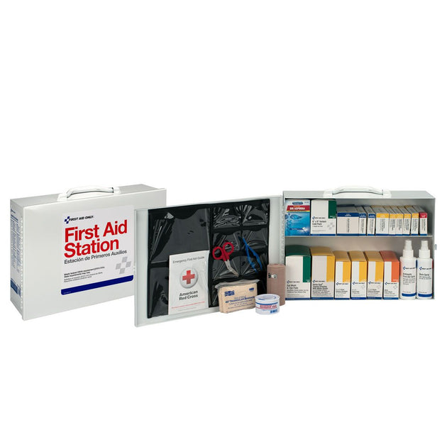 First Aid Only 6135 2 Shelf Steel Kit