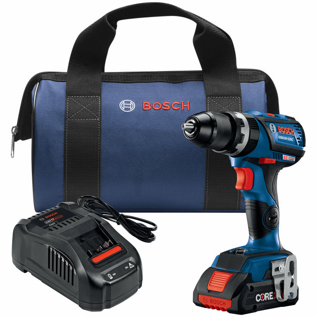 18V EC Brushless Connected-Ready 1/2 In. Hammer Drill/Driver with (1) CORE18V® 4 Ah Advanced Power Battery