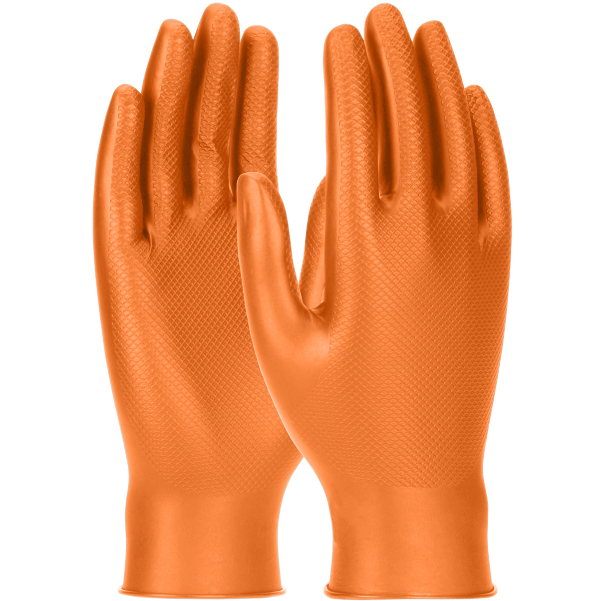 Grippaz™ Skins Extended Use Ambidextrous Nitrile Glove with Textured Fish Scale Grip - 6 Mil