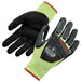 Ergodyne ProFlex 7141 Hi-Vis Nitrile Coated Cut-Resistant Gloves - ANSI/ISEA 105-2016 A4, EN 388: 4X42DP, 13g, Wet Grip, Dorsal Protection