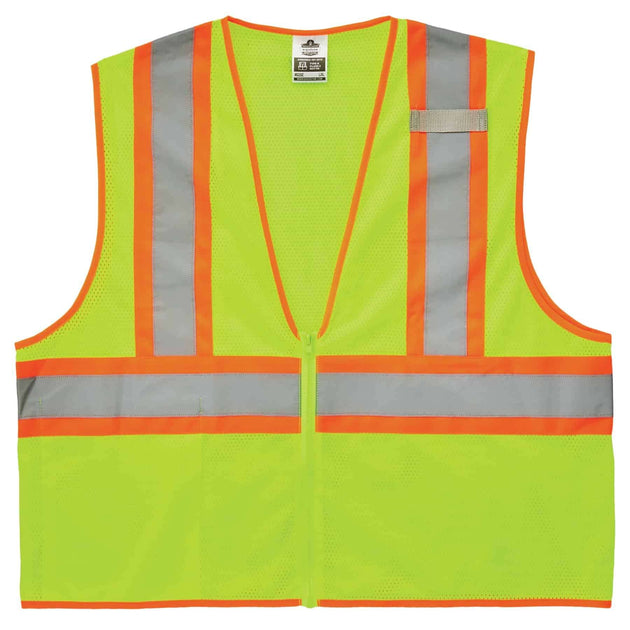 Ergodyne GloWear 8229Z Two-Tone Hi-Vis Safety Vest - Type R, Class 2, Zipper