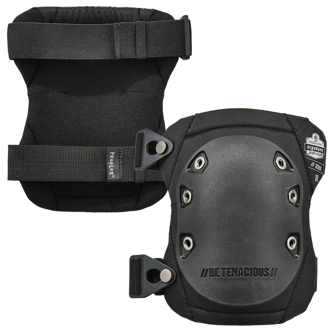 Ergodyne ProFlex 335 Non-Slip Knee Pads - Rubber Cap