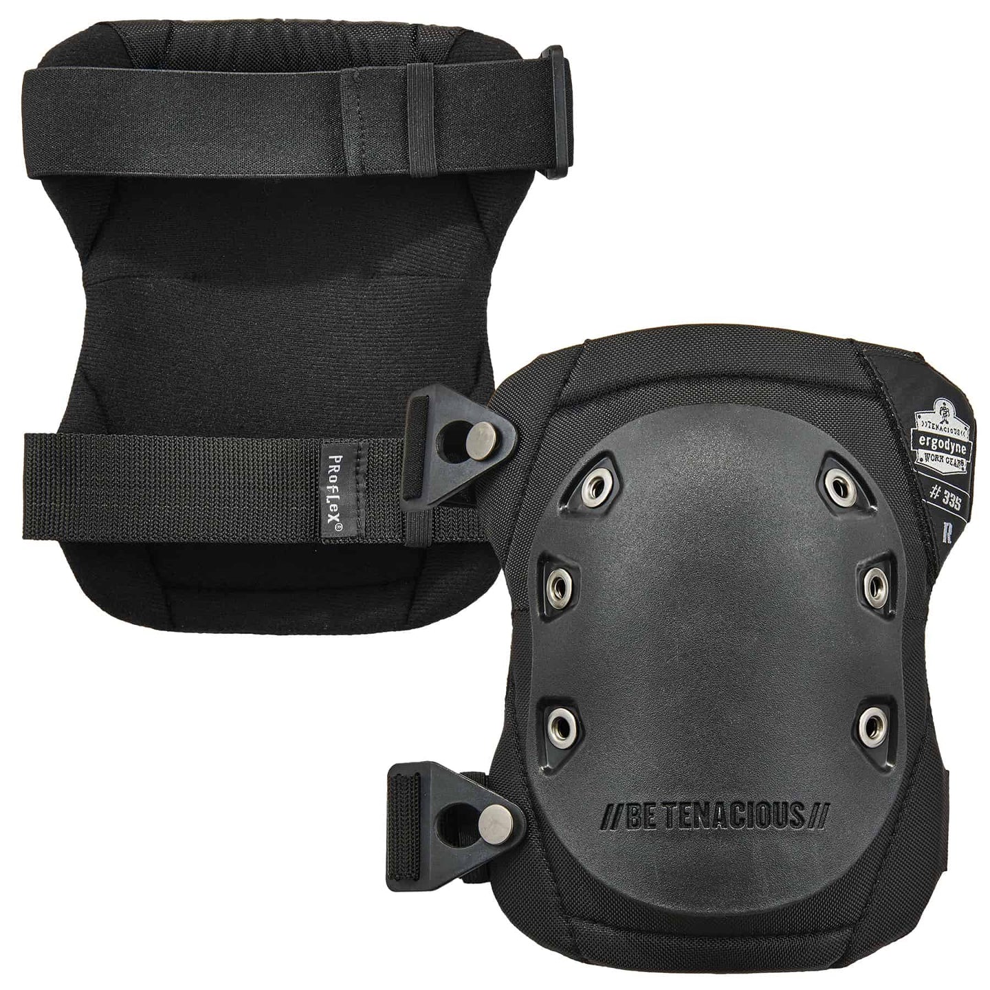 Ergodyne ProFlex 335 Non-Slip Knee Pads - Rubber Cap