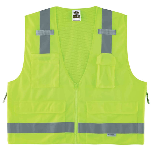 Ergodyne GloWear 8250Z Surveyor Vest - Type R, Class 2, Zipper