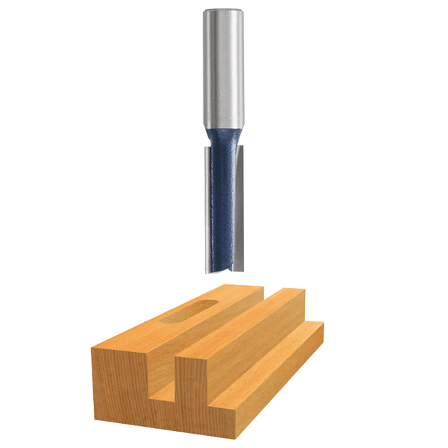 Bosch 85225M 3/8" Carbide tipped 2-flute straight bit