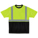 Ergodyne GloWear 8289BK Hi-Vis T-Shirt - Type R, Class 2, Black Front