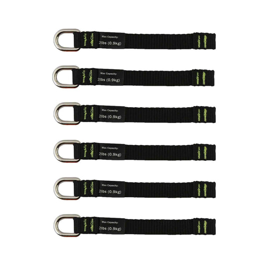 Ergodyne Squids 3700 Web Tool Tether Attachment - D-Ring Tool Tails - 2lbs