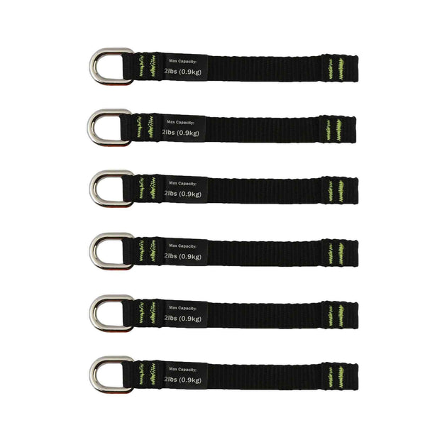 Ergodyne Squids 3700 Web Tool Tether Attachment - D-Ring Tool Tails - 2lbs