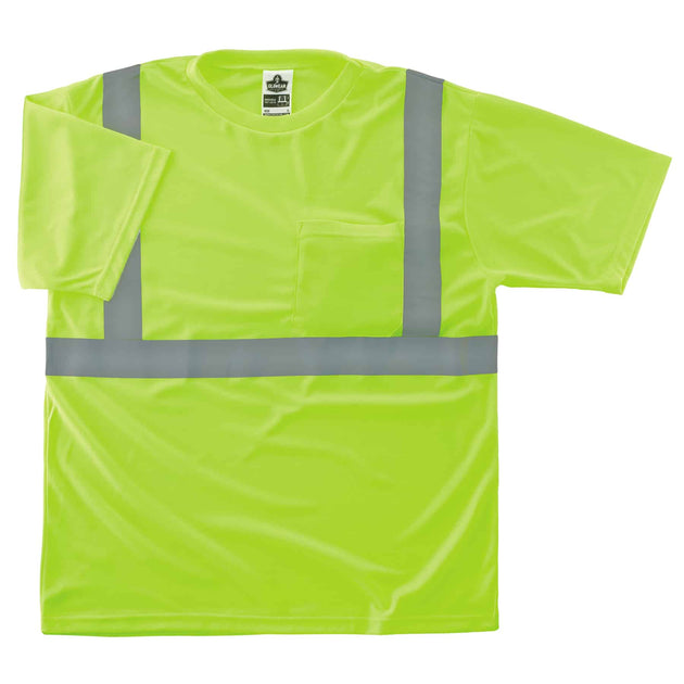 Ergodyne GloWear 8289-ECO Recycled Hi-Vis T-Shirt - Type R, Class 2