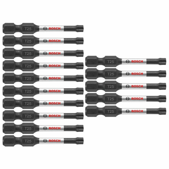 15 pc. Impact Tough™ 2 In. Torx® #25 Power Bits