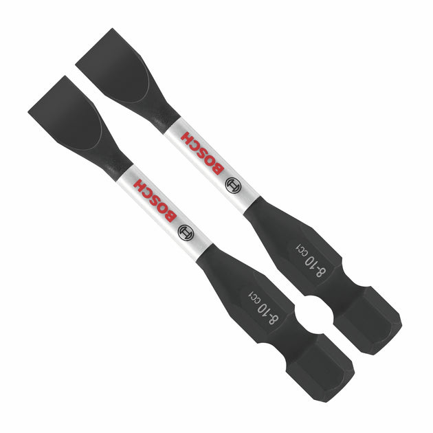 2 pc. Driven 2 In. Impact Slotted #8-10 Power Bits