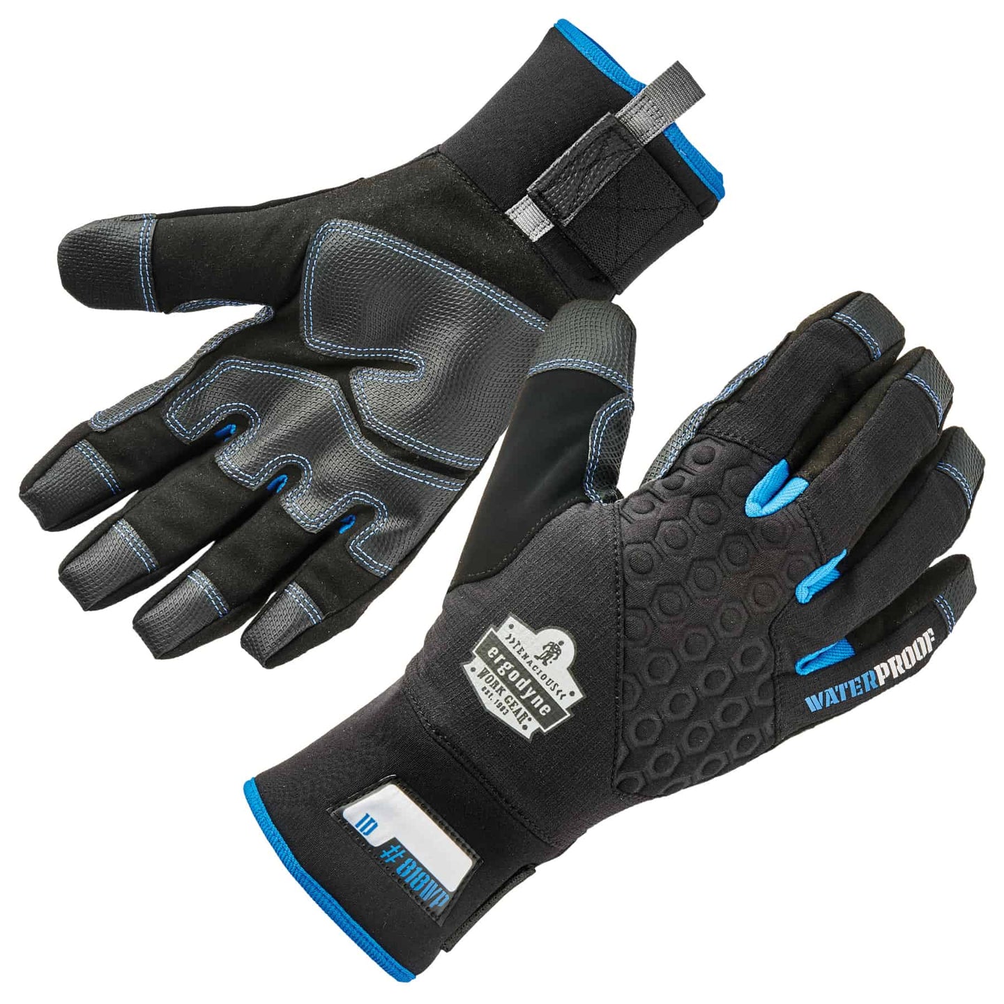 Ergodyne ProFlex 818WP Thermal Waterproof Winter Work Gloves, EN 388: 3423X