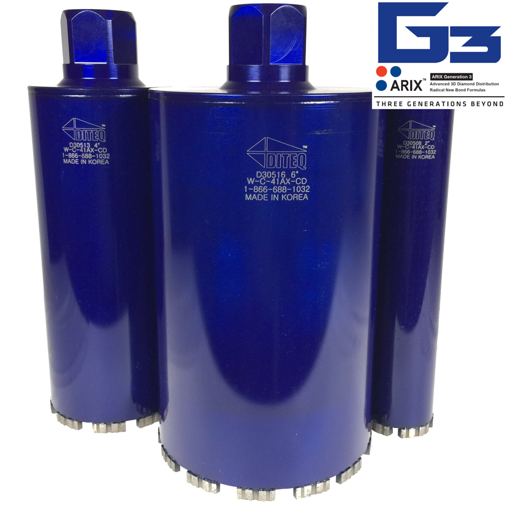 Diteq D30505 Short Wet/Dry Core bit
