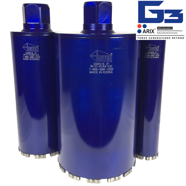 Diteq D30508 short Wet/Dry core bit